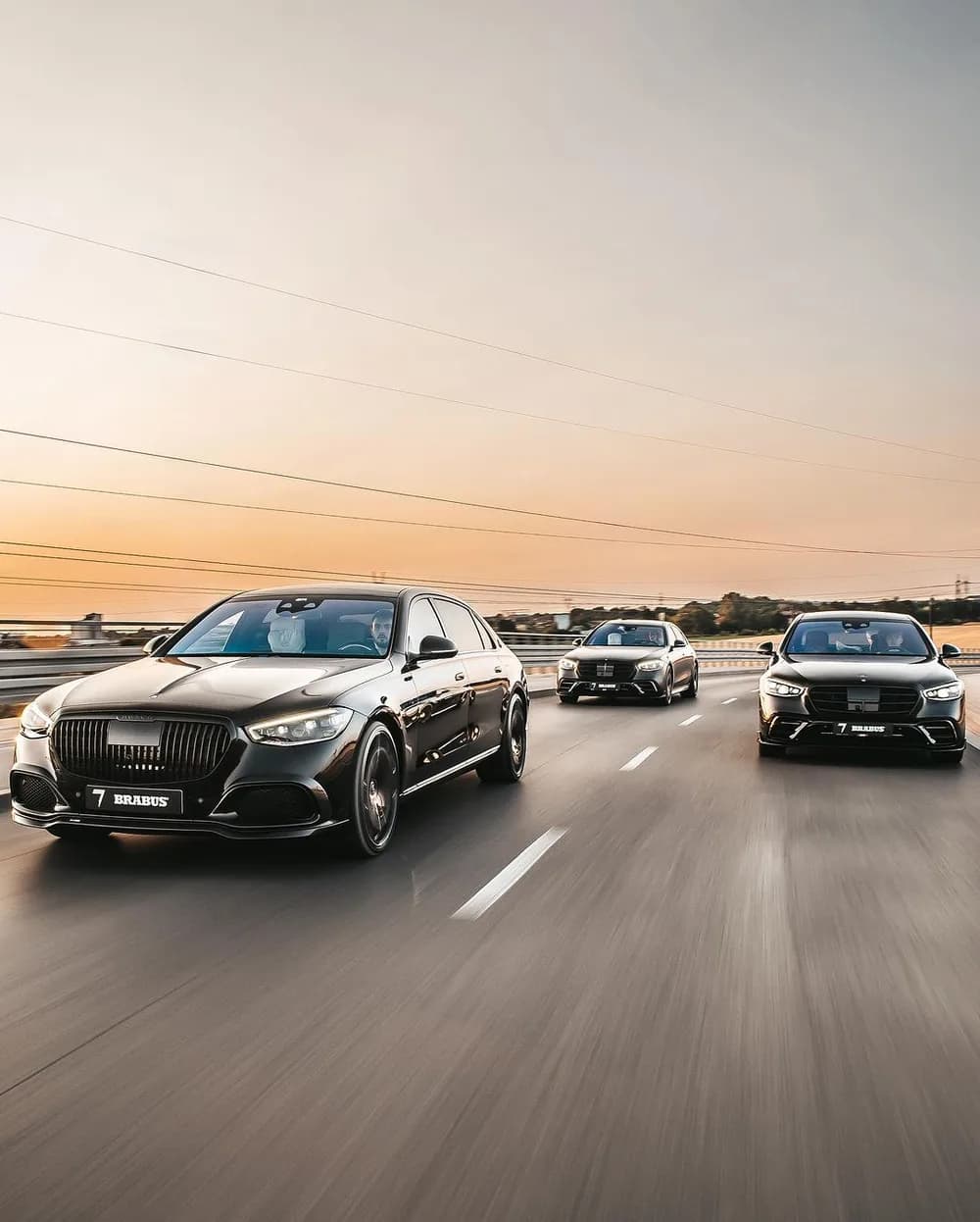 Cars on an open road